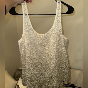 Abercrombie & Fitch Lace Camisole - Cream